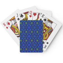 Blue Pattern Playing Cards