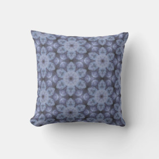 Blue Pattern Throw Pillow