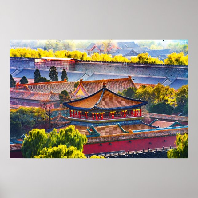 Blue Pavilion, Forbidden City Poster (Front)