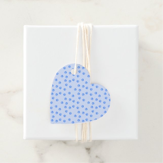 Blue pawprints favour tags (In Situ)