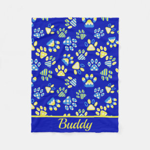 Blue Paws Pet Fleece Blanket