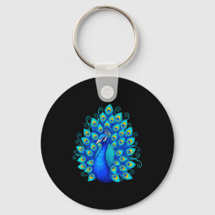 Blue Pea  Keychain