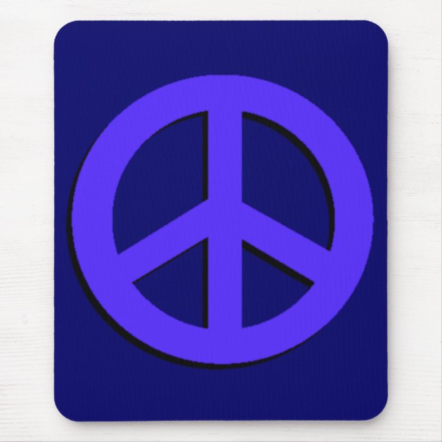 Blue Peace Mousepad (Front)
