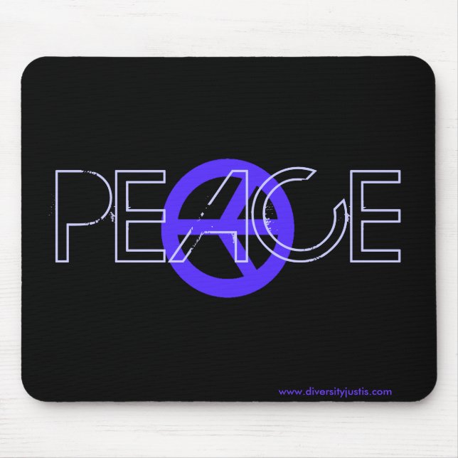 Blue Peace Mousepad (Front)
