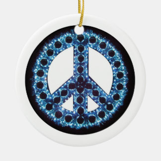 Blue Peace Ornament