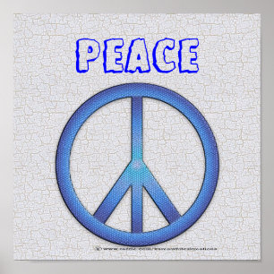 Blue Peace Poster
