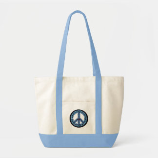 Blue Peace Tote Bag