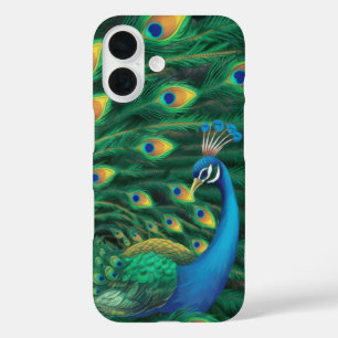 Blue Peacock Bird Phone Case