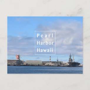 blue Pearl Harbour postcard