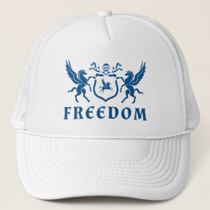 Blue Pegasus Freedom Trucker Hat