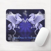 Blue Pegasus Reflections Mouse Pad (With Mouse)