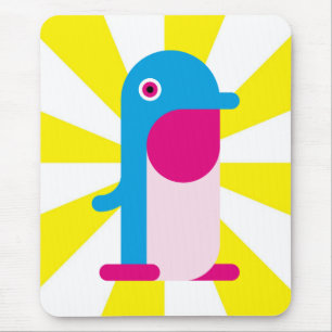Blue Penguin Mouse Pad