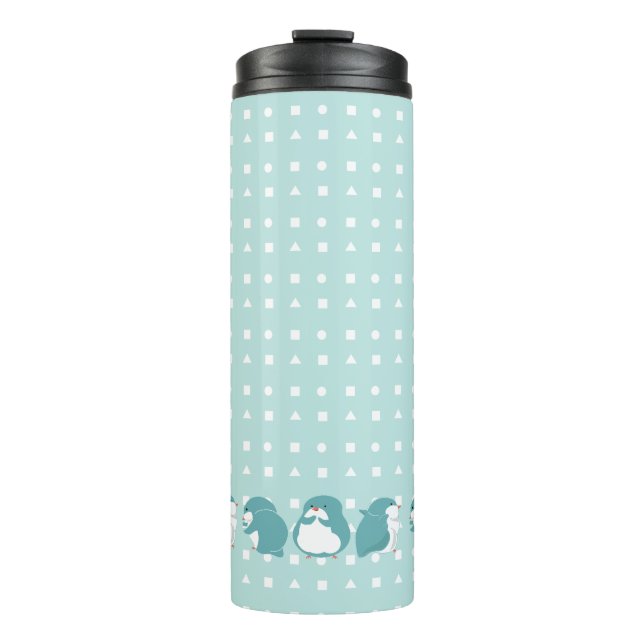 Blue Penguin Thermal Tumbler (Front)
