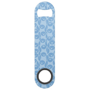 Blue penguins pattern background bar key