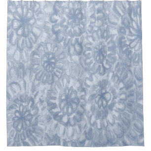 Blue Perfect Matched Colour Watercolor Flowers