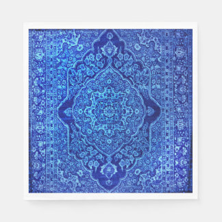 Blue Persian carpet  look - Tabris Napkin