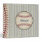 Blue Personalized Baseball Binder Gift