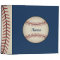 Blue Personalized Baseball Binder Gift