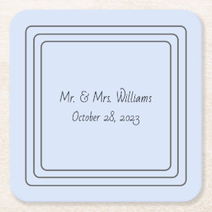 Blue Personalized coasters