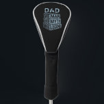Blue Personalized Name The Man The Myth The Legend Golf Head Cover<br><div class="desc">Personalized your own name,  "the Man the Myth the Legend" typography design in black and blue,  great custom gift for men,  dad,  grandpa,  husband,  boyfriend on father's day,  birthday,  anniversary,  and any special day.</div>
