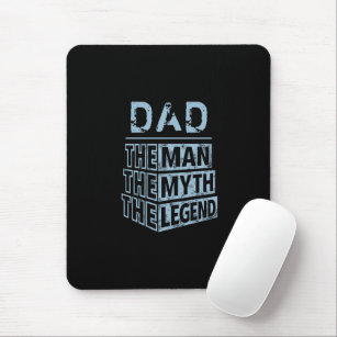 Blue Personalized Name The Man The Myth The Legend Mouse Pad