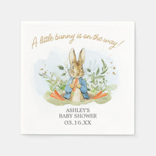 Blue Peter Rabbit Baby Shower  Napkin