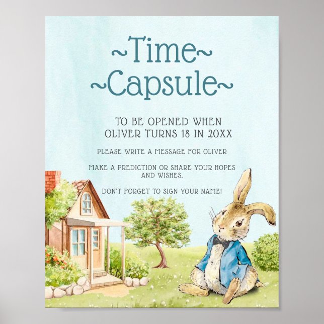 Blue Peter The Rabbit First Birthday Time Capsule Poster (Front)