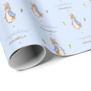 Blue Peter the Rabbit Wrapping Paper