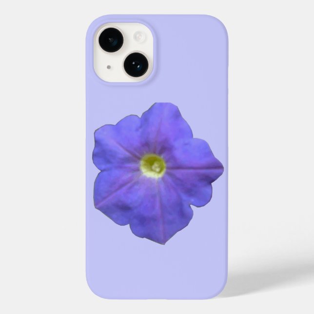 Blue Petunia Case-Mate iPhone Case (Back)