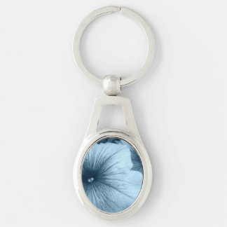 Blue Petunias Keychain