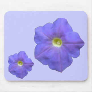 Blue Petunias Mousepad