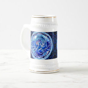 Blue Phoenix Beer Stein