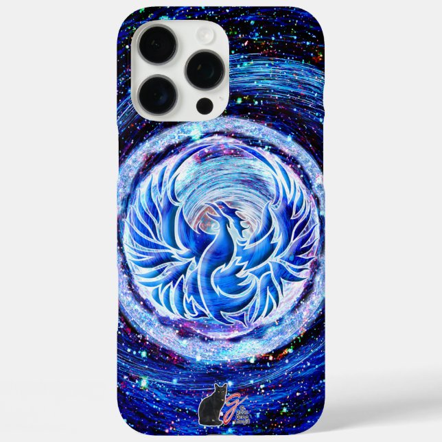 Blue Phoenix Coque-Mate iPhone Pro Coque Max (Verso)