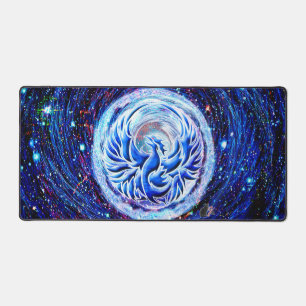 Blue Phoenix Desk Mat