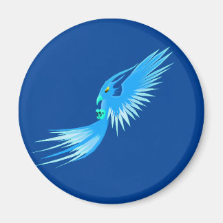 Blue Phoenix Magnet