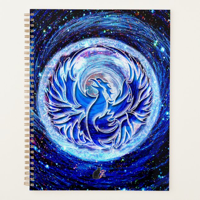 Blue Phoenix Planner (Front)