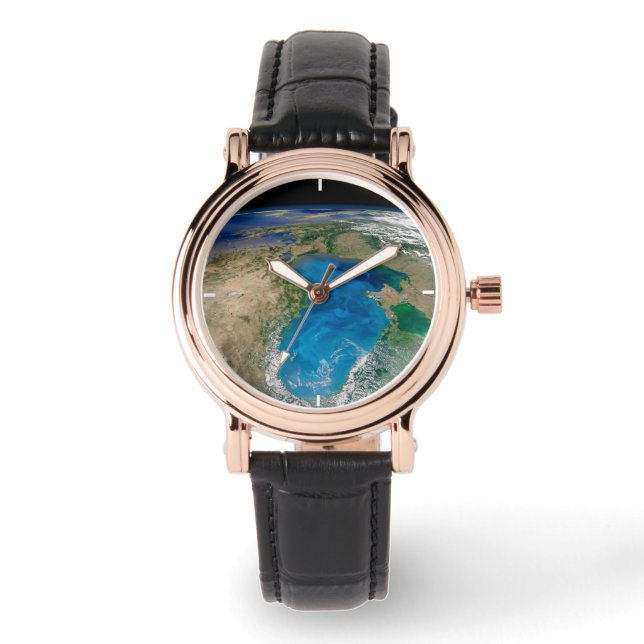 Blue Phytoplankton Bloom In The Black Sea Watch (Front)