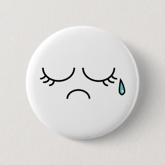 Blue Picadilly 2 Inch Round Button