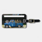 Blue Pick-up Truck and Skeleton Crew