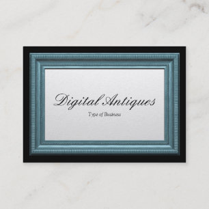 Blue Picture Frame Business Card