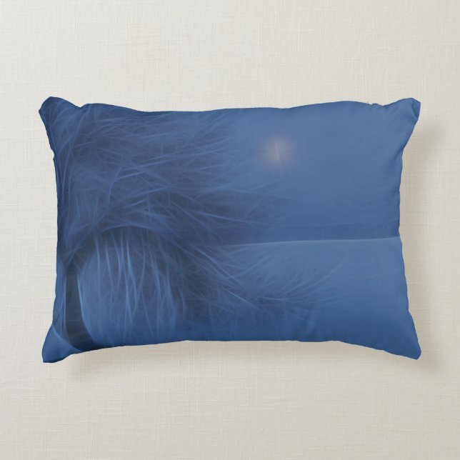 Blue Pillow Frozen World (Front)
