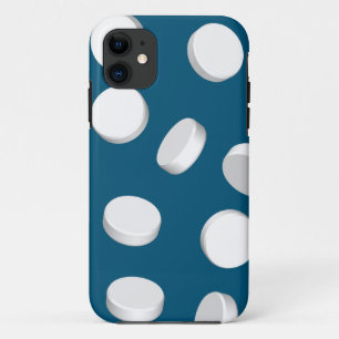 blue pills drugs iPhone 11 case