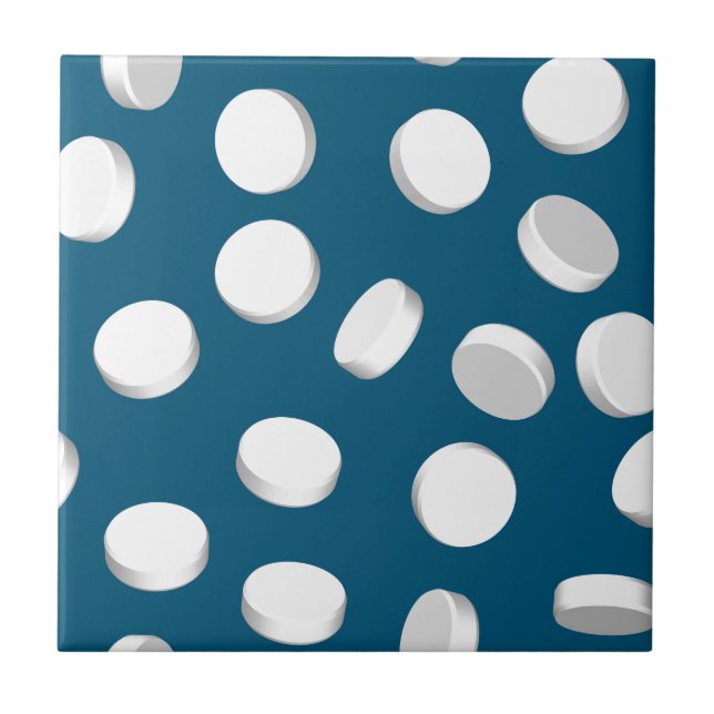 blue pills drugs tile (Front)