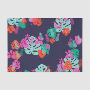 Blue Pineapple Tissue Paper