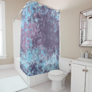 Blue, Pink and Purple Marble Abstract
