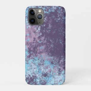 Blue, Pink and Purple Marble Abstract iPhone 11 Pro Case