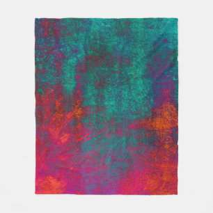 Blue pink background texture cement wallabstract,a fleece blanket