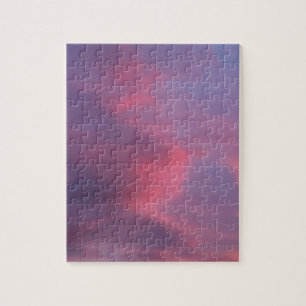 Blue Pink Clouds	 Jigsaw Puzzle