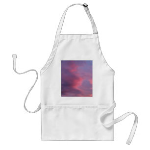 Blue Pink Clouds Standard Apron