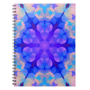 Blue & Pink Gradient Pastel Bubble Art Notebook